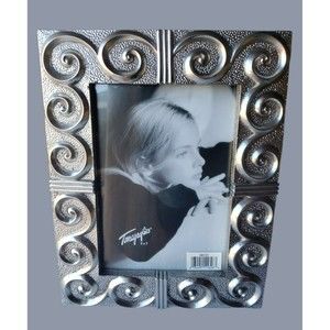 1995 Terragrafics Heavy Metal ART ROCOCO Frame 8 X 10" For 5 x 7" Photo W/OG Box